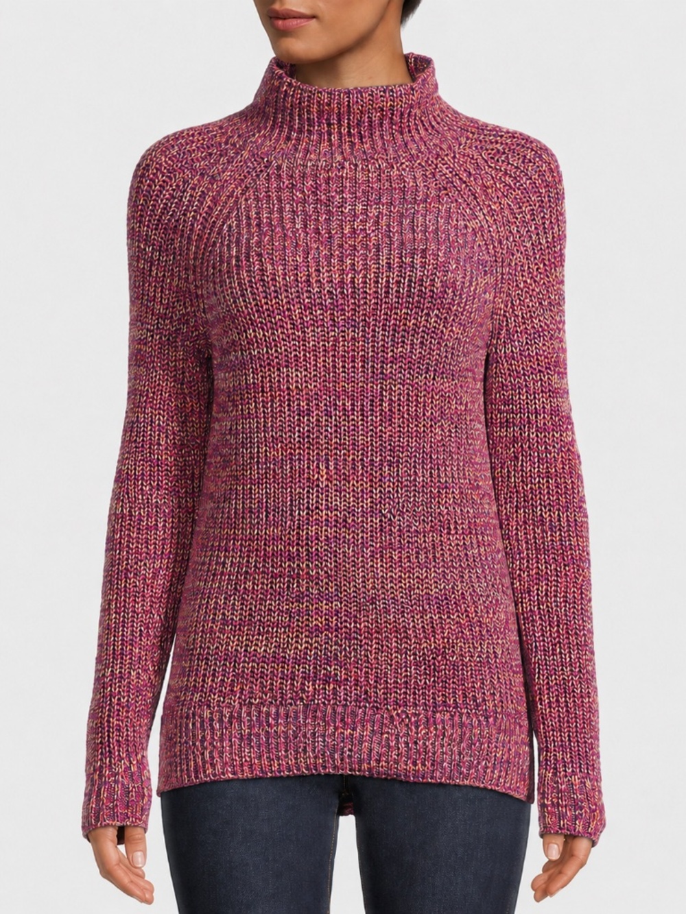 Style & Co Funnel Neck Sweater - Petite Medium